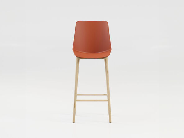 Chaise haute Rock pieds bois