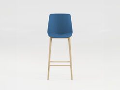 Chaise haute Rock pieds bois