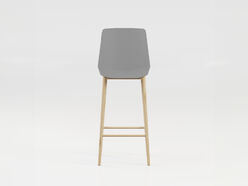 Chaise haute Rock pieds bois