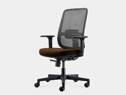 Siège de bureau noir Totto