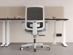 Siège de bureau Totto gris clair