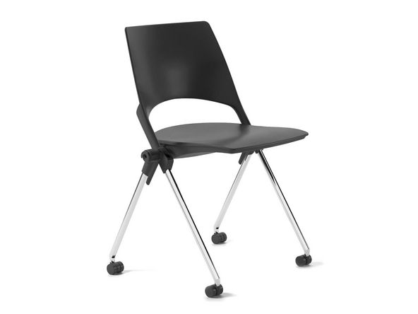 Chaise polyvalente pliante Flop sur roulettes