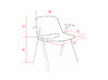Chaise de collectivité C500