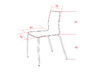 Lot de 2 chaises de collectivité Woody Cool