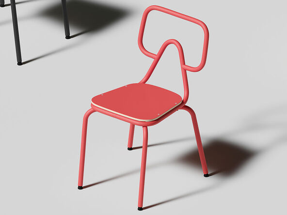 Lot de 4 chaises de collectivité Pepper