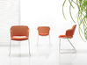 Lot de 2 chaises de collectivité Clop pied luge