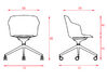 Lot de 2 sièges de bureau Clop