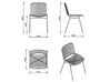 Lot de 4 chaises Outdoor Shade