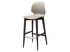Lot de 4 chaises hautes de collectivité Uni 386