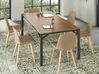 Lot de 2 chaises de réunion Origami Wood tapissées