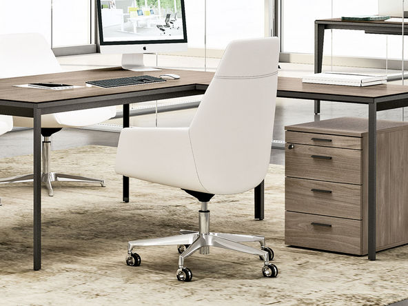 Siège de bureau Cape en simili-cuir