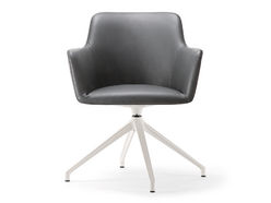 Chaise de réunion Cosy pied pyramidal