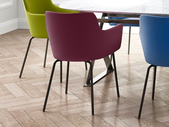 Chaise visiteur Cosy 4 pieds