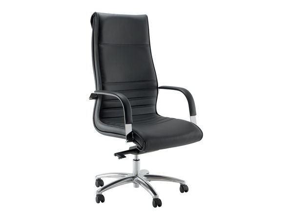 Fauteuil de direction Alpha en cuir 