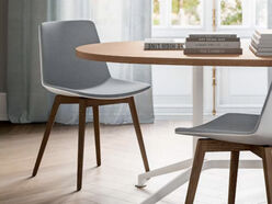 Lot de 2 chaises de réunion Origami Legno