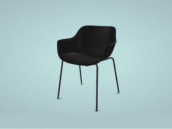 Fauteuil 4 pieds écoresponsable Abril