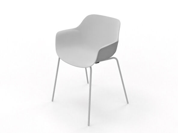 Fauteuil 4 pieds écoresponsable Abril