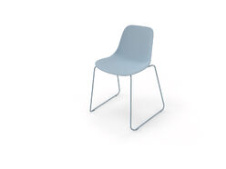 Chaise pieds luge écoresponsable Abril