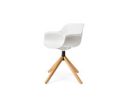 Fauteuil pied bois écoresponsable Abril