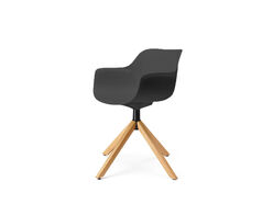 Fauteuil pied bois écoresponsable Abril
