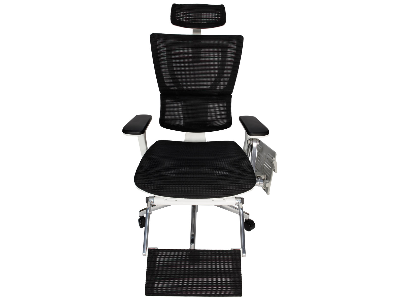 Fauteuil de bureau ergonomique l repose pieds & tablette de