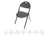 Chaise de collectivité pliante Elsa