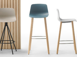 Lot de 2 chaises hautes Varya pieds bois