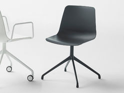 Lot de 2 sièges de réunion pied aluminium Varya