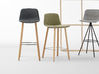 Lot de 2 chaises hautes Varya Tapiz pieds bois