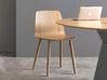 Lot de 2 chaises de réunion Varya Wood pieds bois