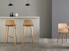 Lot de 2 chaises hautes Varya Wood pieds bois