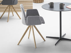 Siège de réunion Unnia Tapiz Wooden
