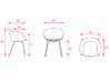 Lot de 2 chaises Taia en similicuir
