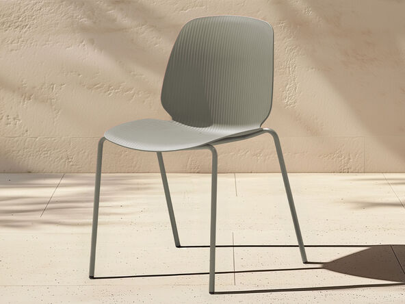 Lot de 4 chaises polyvalentes Oswell