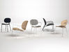 Lot de 6 chaises de collectivité Tondina Pop