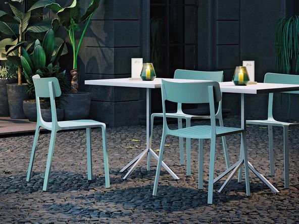 Lot de 4 chaises Outdoor Ruelle