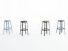 Lot de 2 tabourets hauts assise pivotante bois Round&Round