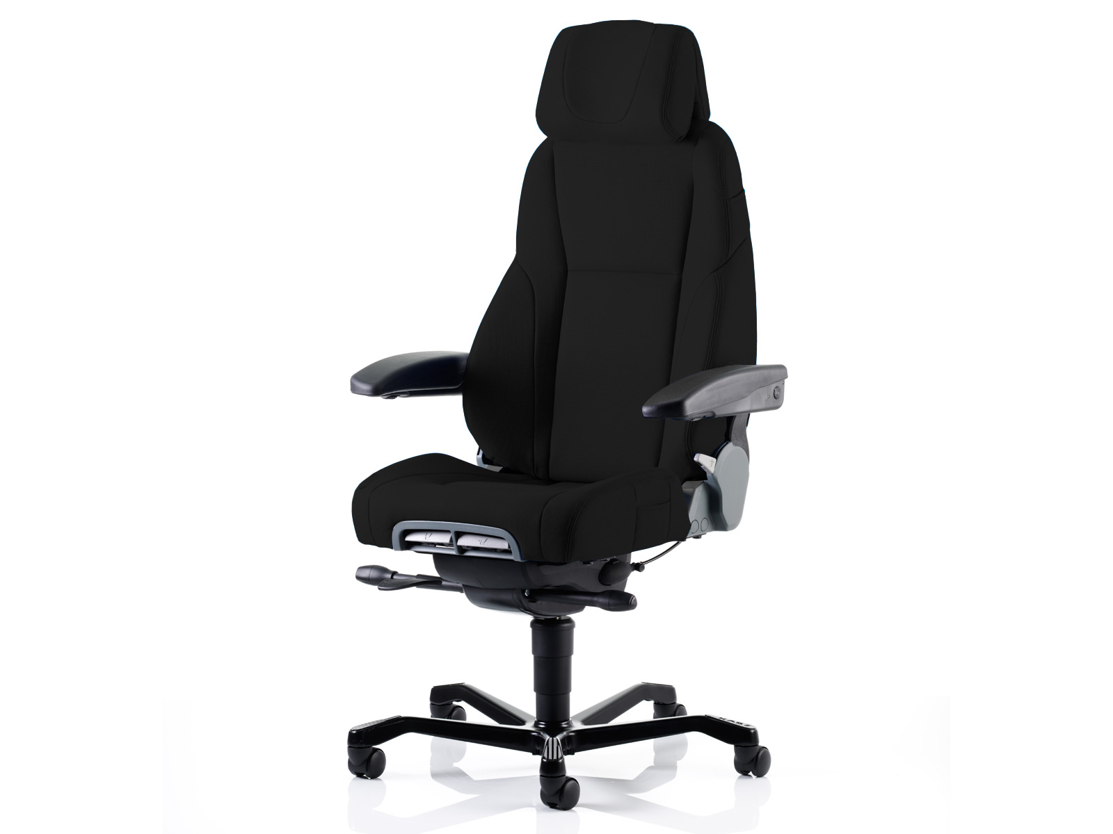 Fauteuil de bureau ergonomique SONATA 24/7 - Noir - Delex Mobilier