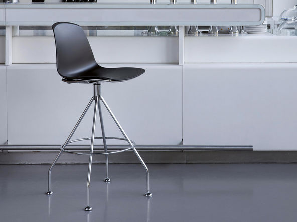 Lot de 4 chaises hautes pivotantes Epoca