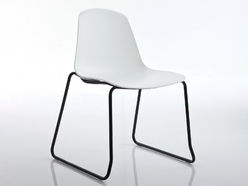 Lot de 4 chaises Epoca pied luge