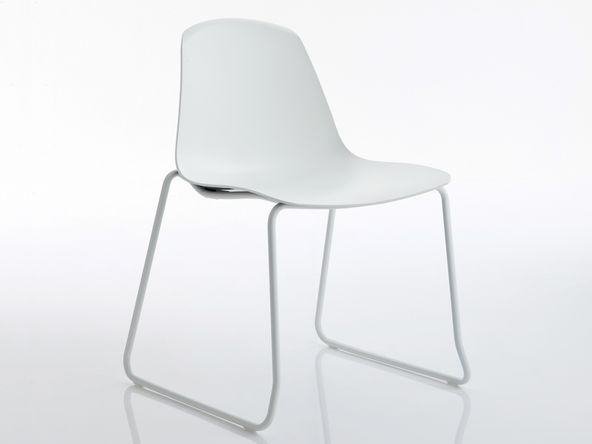 Lot de 4 chaises Epoca pied luge