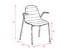 Lot de 4 chaises Epoca rembourrées