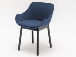 Chaise de réunion Baltic Wood tapissée