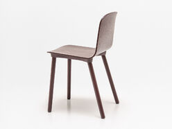 Chaise de réunion Nud en contreplaqué