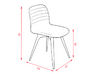 Lot de 2 chaises de réunion Liù S L TS