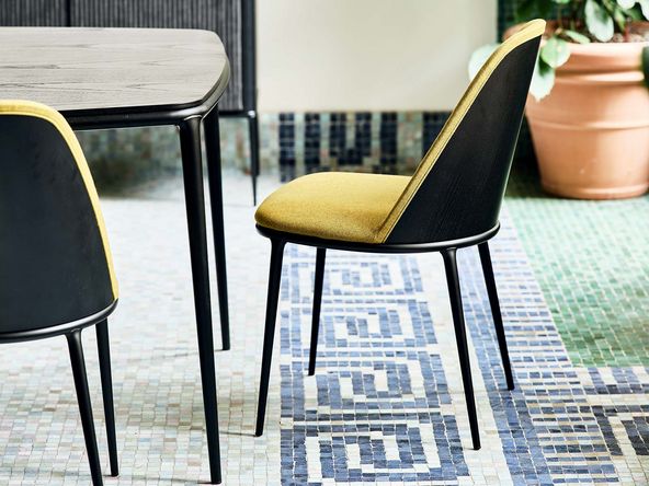 Lot de 2 chaises Lea dos en bois