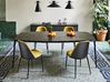 Lot de 2 chaises Lea dos en bois