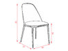 Lot de 2 chaises Lea dos en bois