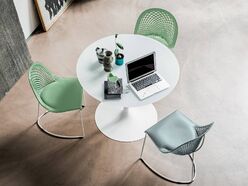 Lot de 2 chaises Guapa en cuir 