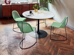 Lot de 2 chaises Guapa en cuir 